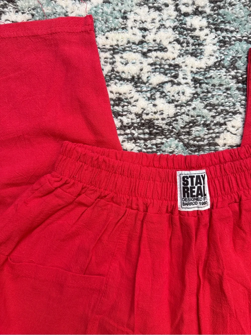 Vintage 1980s STAY REAL by Barrod Gauzy Cotton Capri